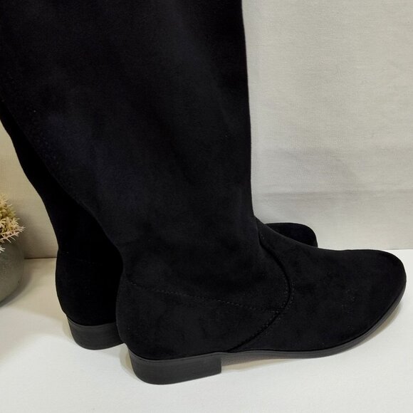 No Boundaries Over-The-Knee Boots Size 6.5W True To Size Suede-like Material NWT - Picture 7 of 14